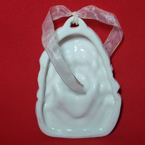 Jesus Porcelain Hanging Ornament Christian - Picture 3 of 11